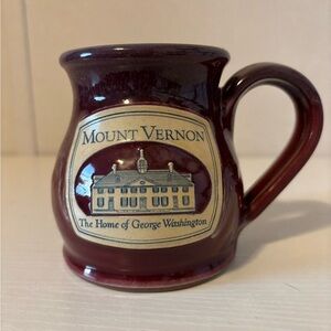 Mount Vernon Tall Belly mug, hand-thrown in the USA by Deneen Pottery